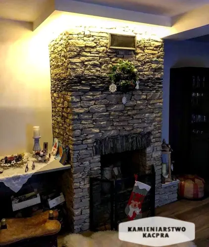 Aranżacja domowa wykonana przez Kamieniarstwo Kacpra