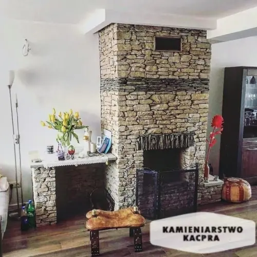 Aranżacja domowa wykonana przez Kamieniarstwo Kacpra