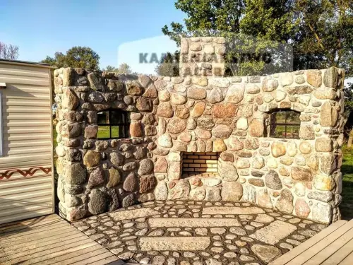 Wędzarnia wykonana przez Kamieniarstwo Kacpra