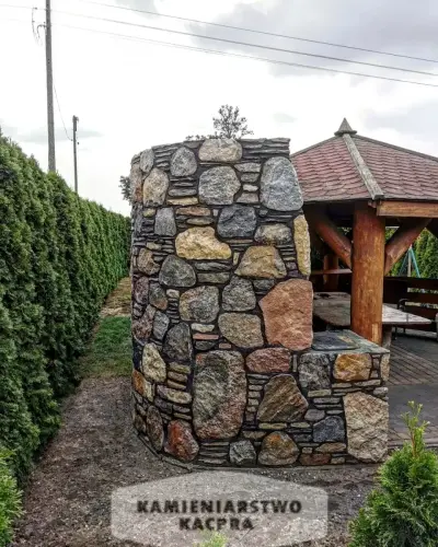 Wędzarnia wykonana przez Kamieniarstwo Kacpra