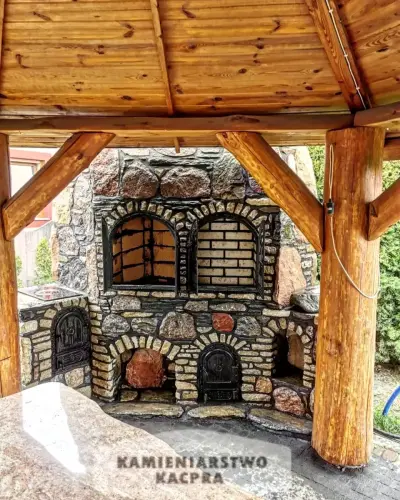 Wędzarnia wykonana przez Kamieniarstwo Kacpra