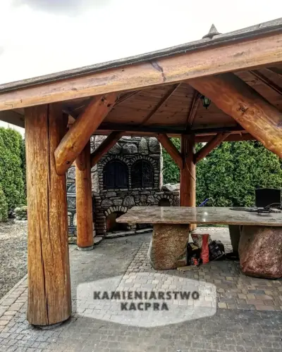 Wędzarnia wykonana przez Kamieniarstwo Kacpra