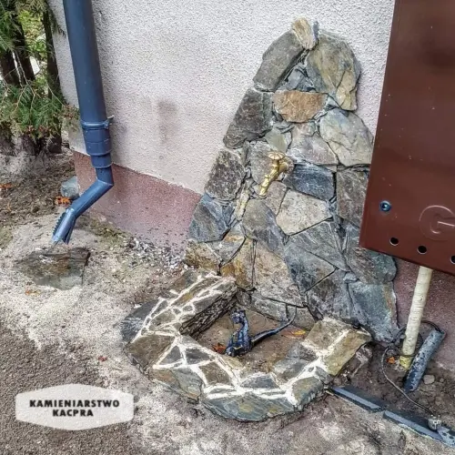 Aranżacja ogrodowa wykonana przez Kamieniarstwo Kacpra