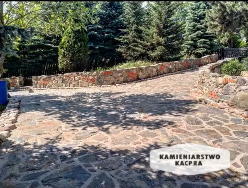 Murek wykonany przez Kamieniarstwo Kacpra