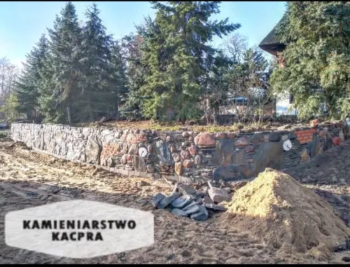 Murek wykonany przez Kamieniarstwo Kacpra