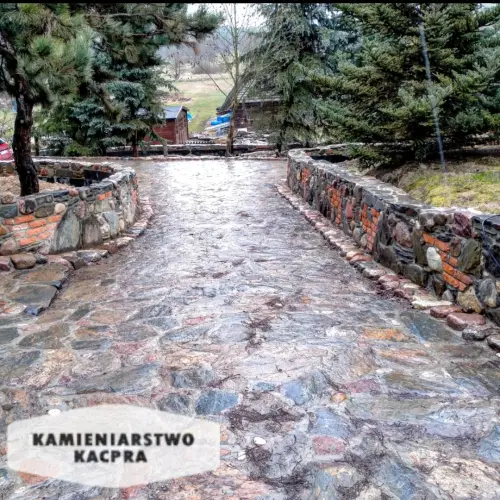 Murek wykonany przez Kamieniarstwo Kacpra