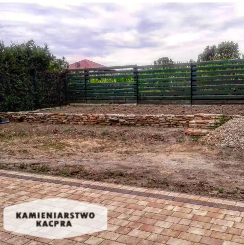 Murek wykonany przez Kamieniarstwo Kacpra