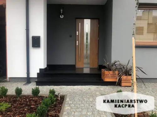 Schody wykonane przez Kamieniarstwo Kacpra