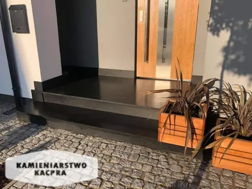 Schody wykonane przez Kamieniarstwo Kacpra