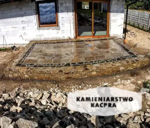 Taras wykonany przez Kamieniarstwo Kacpra