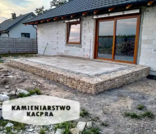 Taras wykonany przez Kamieniarstwo Kacpra