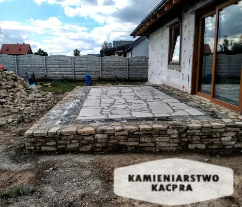 Taras wykonany przez Kamieniarstwo Kacpra