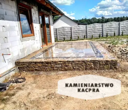 Taras wykonany przez Kamieniarstwo Kacpra